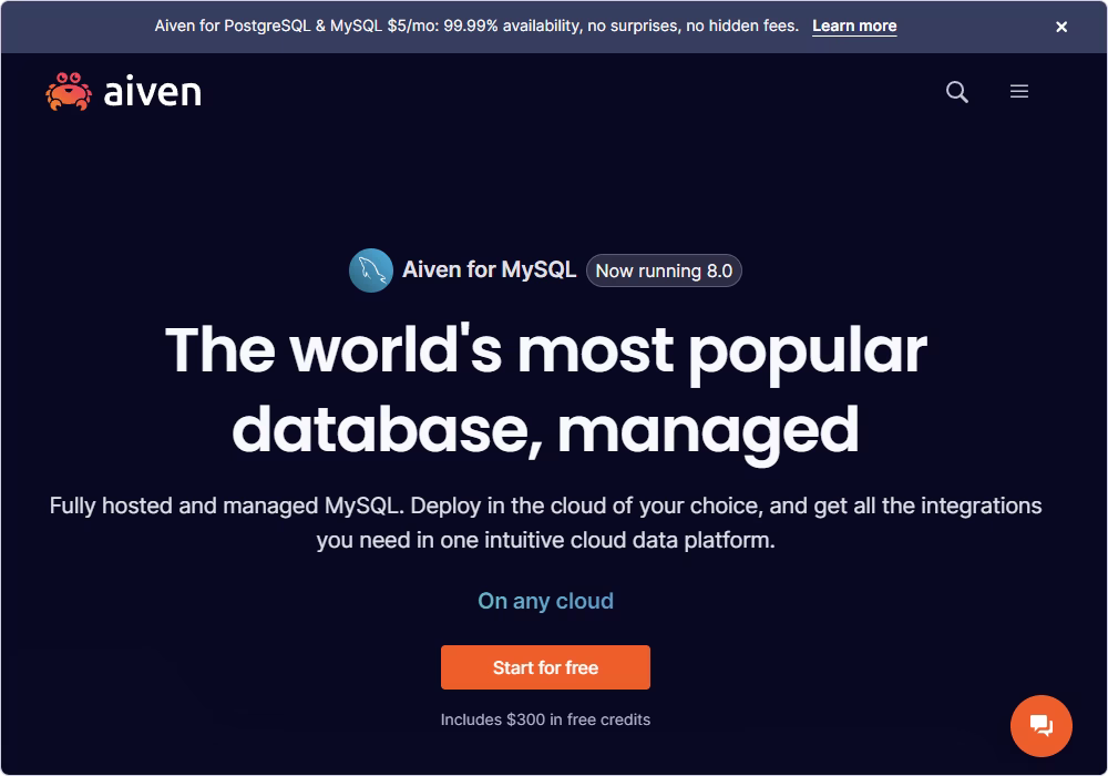 Aiven for MySQL