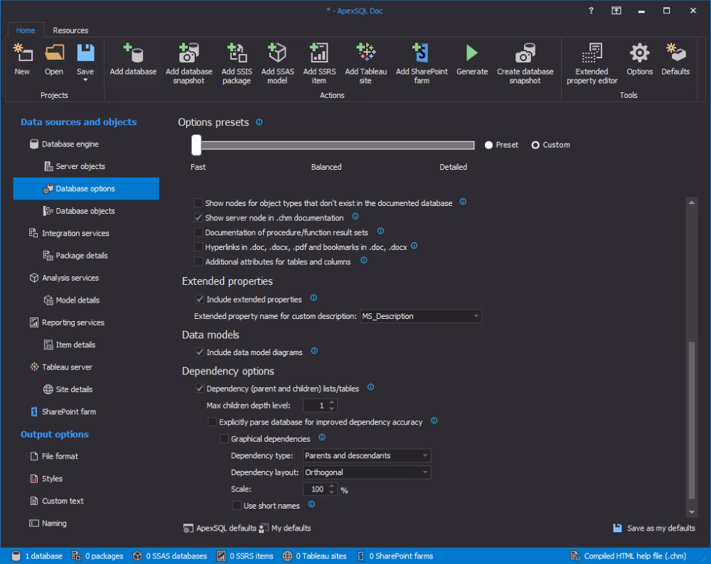 ApexSQL Doc