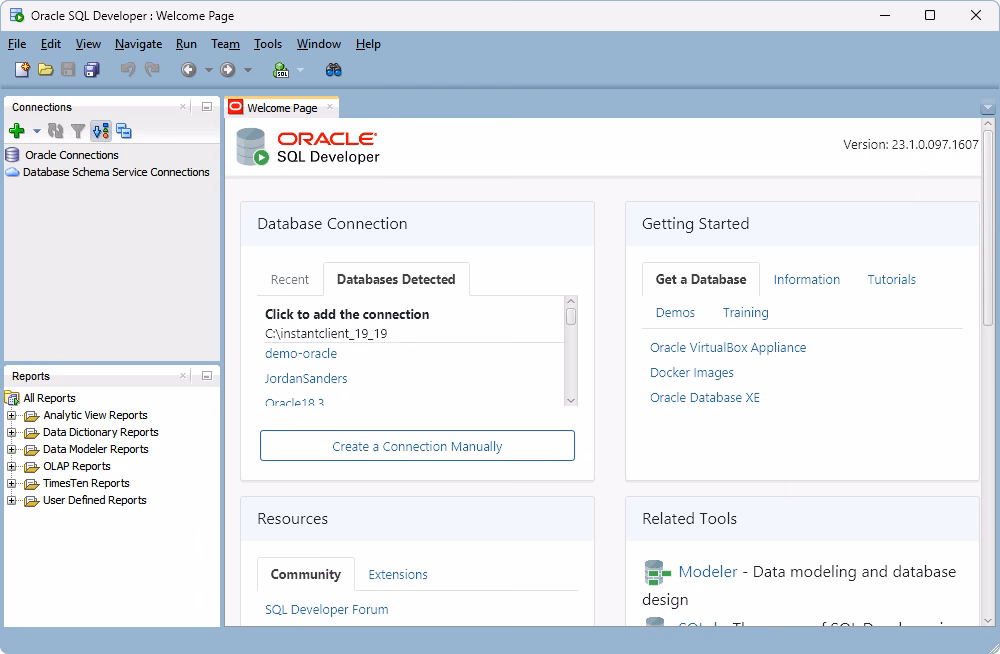 Oracle SQL Developer