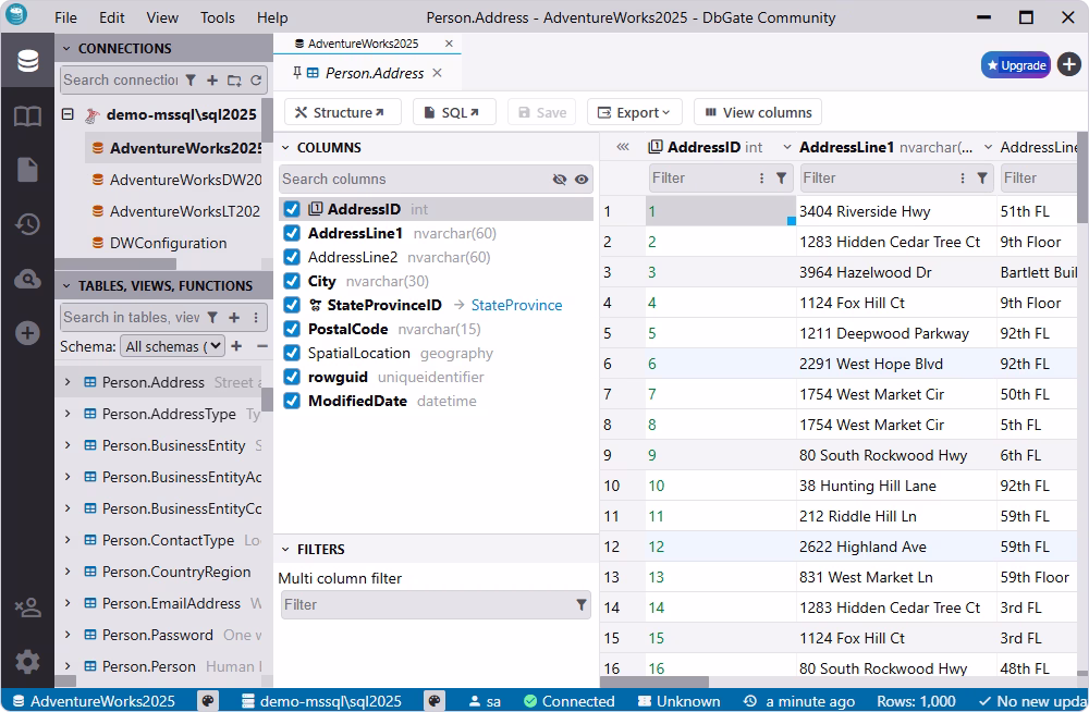 DbGate - Database Explorer