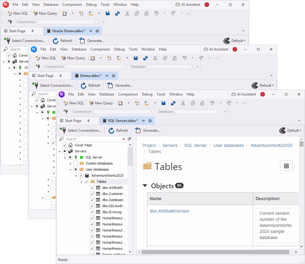 dbForge Edge - Documenter