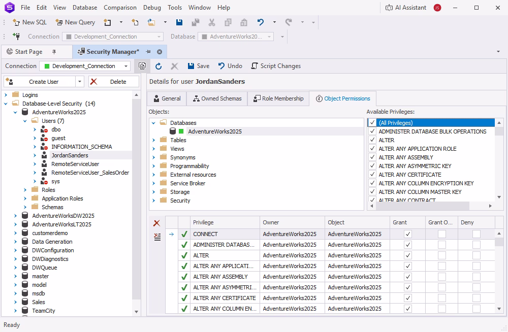 Database administration