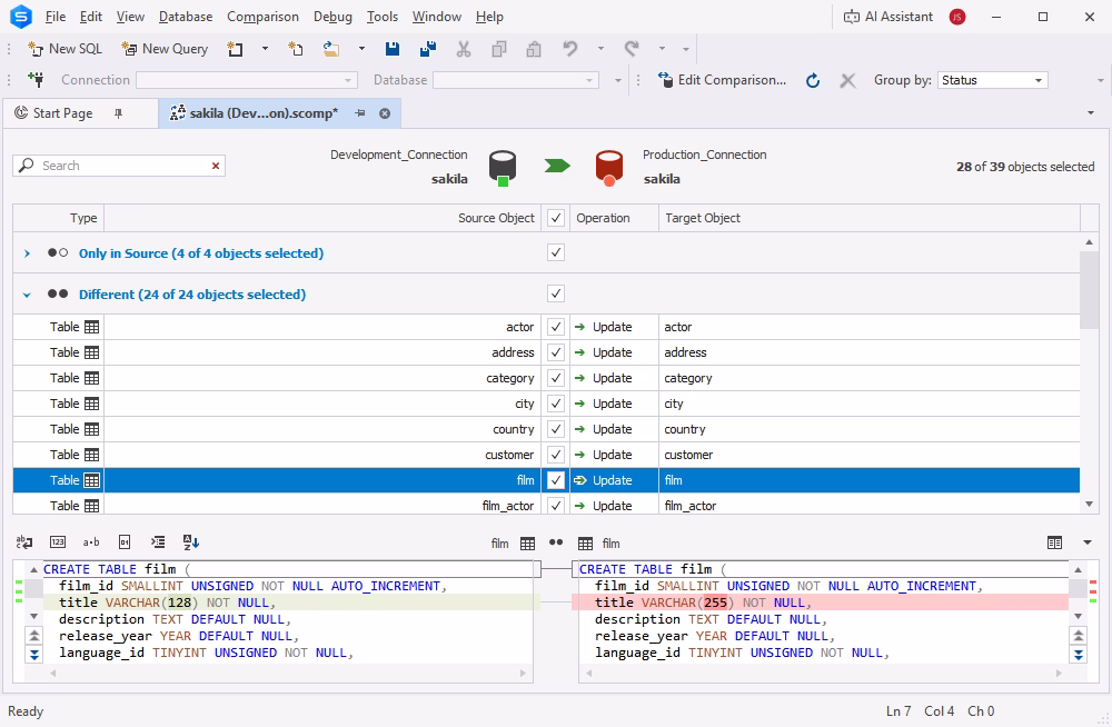 Database management and operations