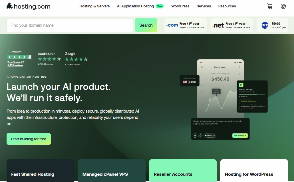 Hosting.com - MySQL hosting
