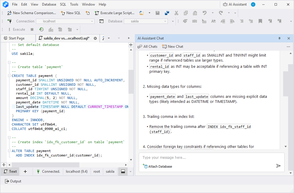 AI SQL troubleshooting