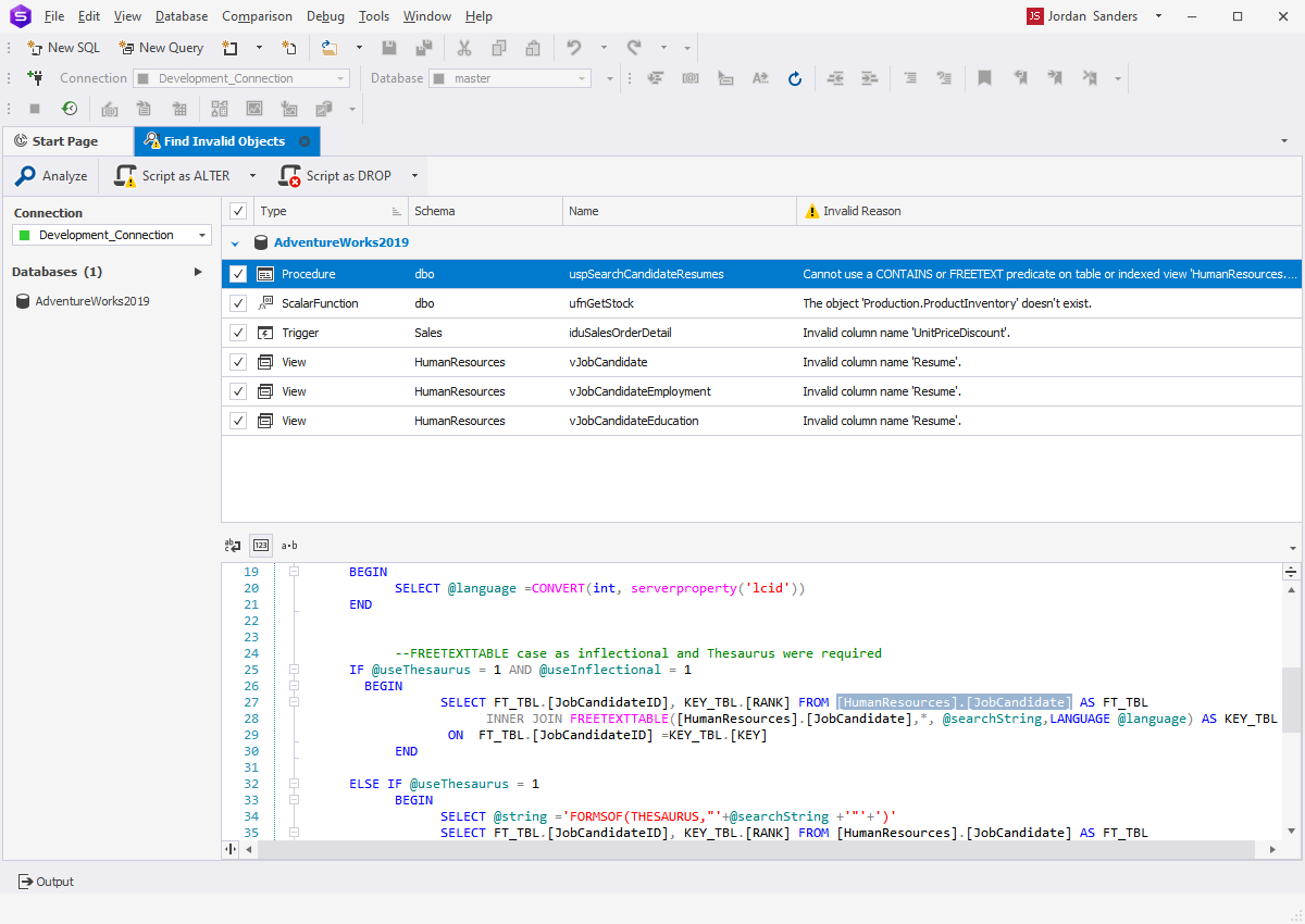  Find Invalid Objects