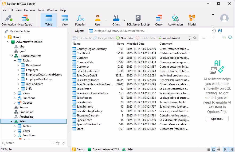 Navicat for SQL Server