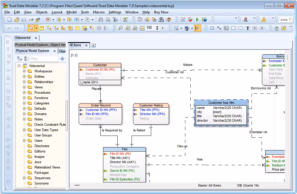 Toad Data Modeler