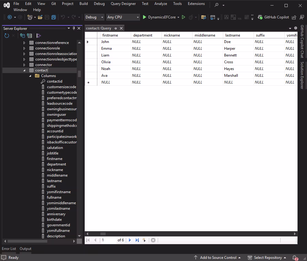 View Dynamics 365 Role Data