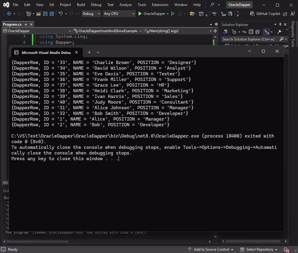 Build and run application