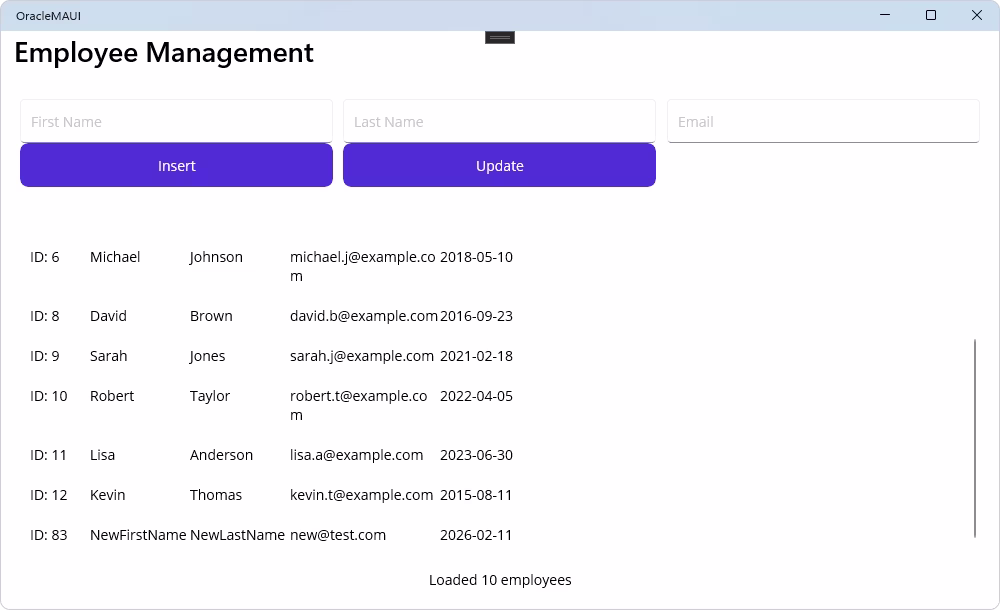 UI logic updated to support editing