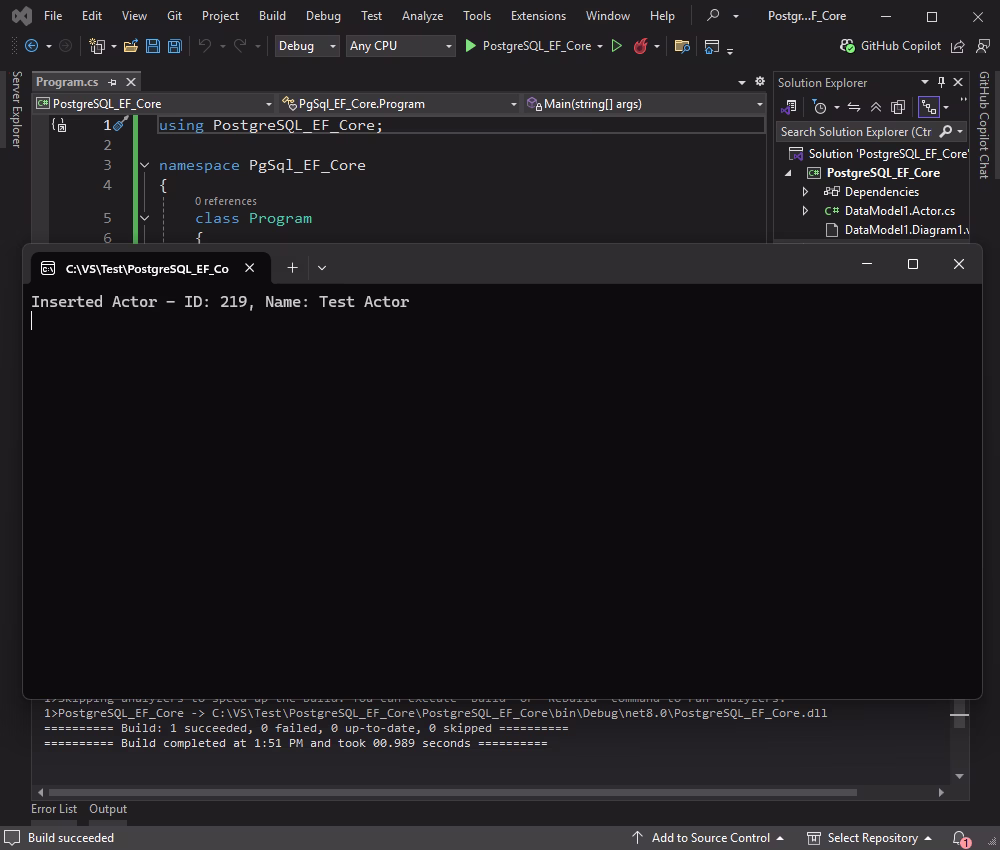 Add data into database