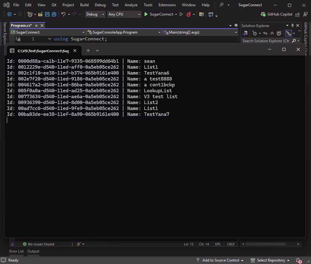 Read SugarCRM data output