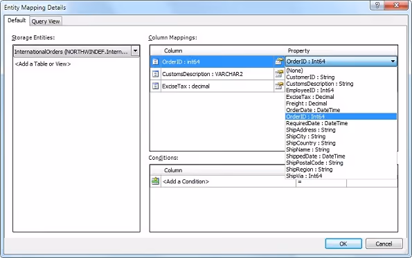 OrderID firled mapping