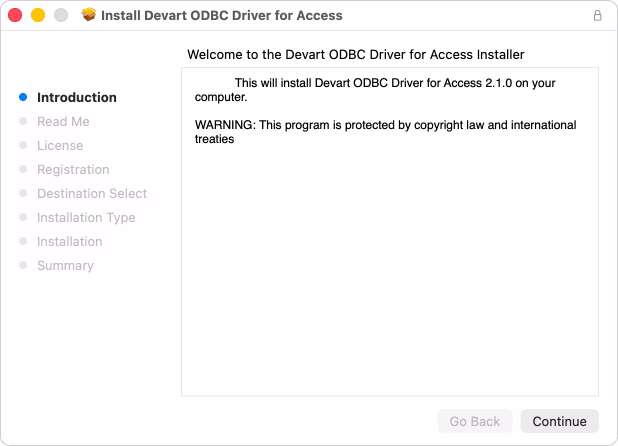 Run the macOS installer