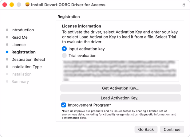 Input your Purchased or Trial Activation Key