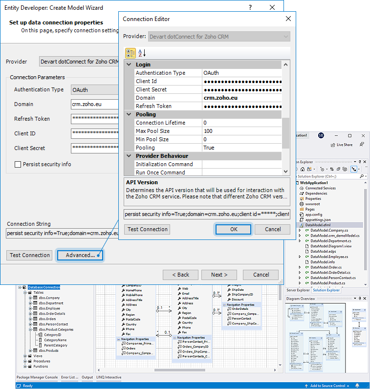 Advanced ORM support