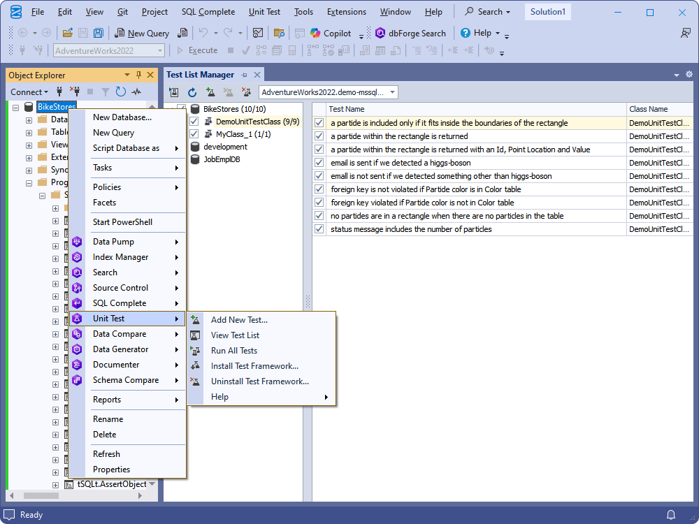 SSMS integration