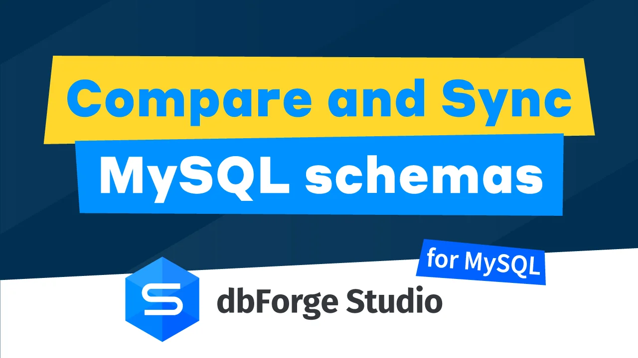Compare MySQL schemas and diff structures of two databases